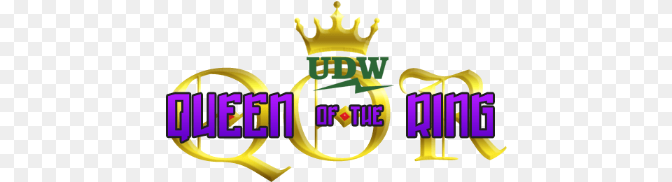 Ultimate Destiny Wrestling Wiki Queen Of The Ring Logo, Accessories, Jewelry, Bulldozer, Crown Png Image