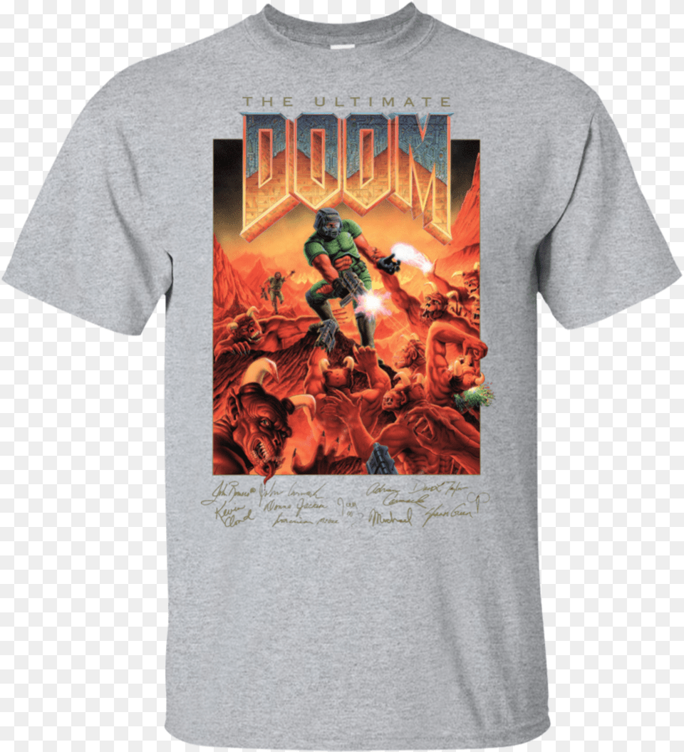 Ultimate Doom Poster, T-shirt, Publication, Book, Clothing Free Png Download