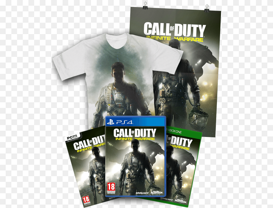 Ultimate Fan Pack Call Of Duty Infinite Warfare Slide Juegos Ps4 Call Of Duty, T-shirt, Advertisement, Clothing, Poster Png