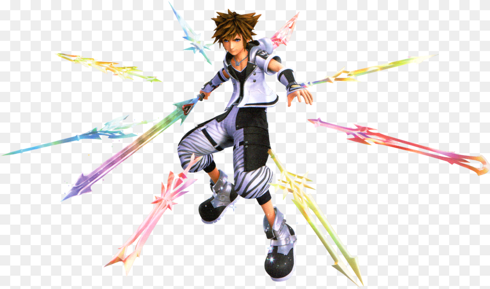 Ultimate Form Kingdom Hearts Wiki The Kingdom Hearts Kingdom Hearts 3 Sora Final Form, Book, Comics, Publication, Person Free Png Download