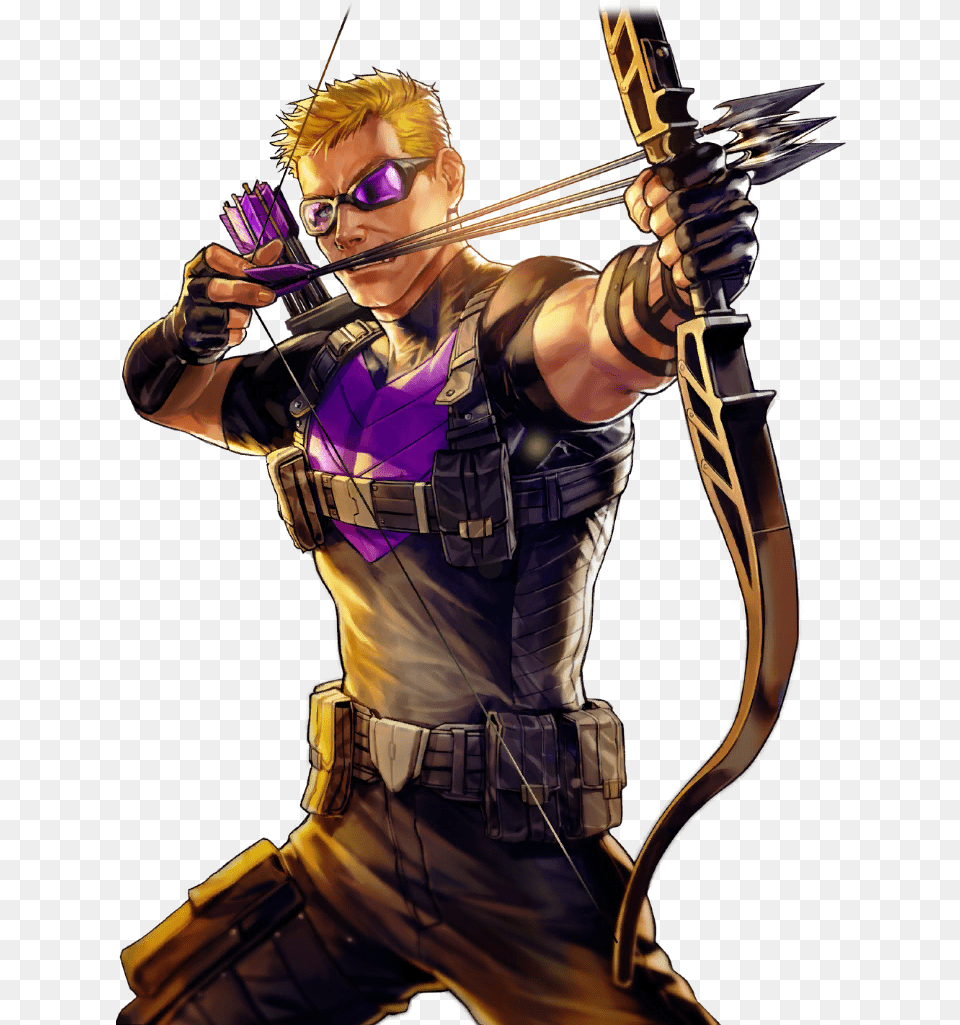 Ultimate Hawkeye Comic Art, Weapon, Archer, Archery, Sport Free Transparent Png