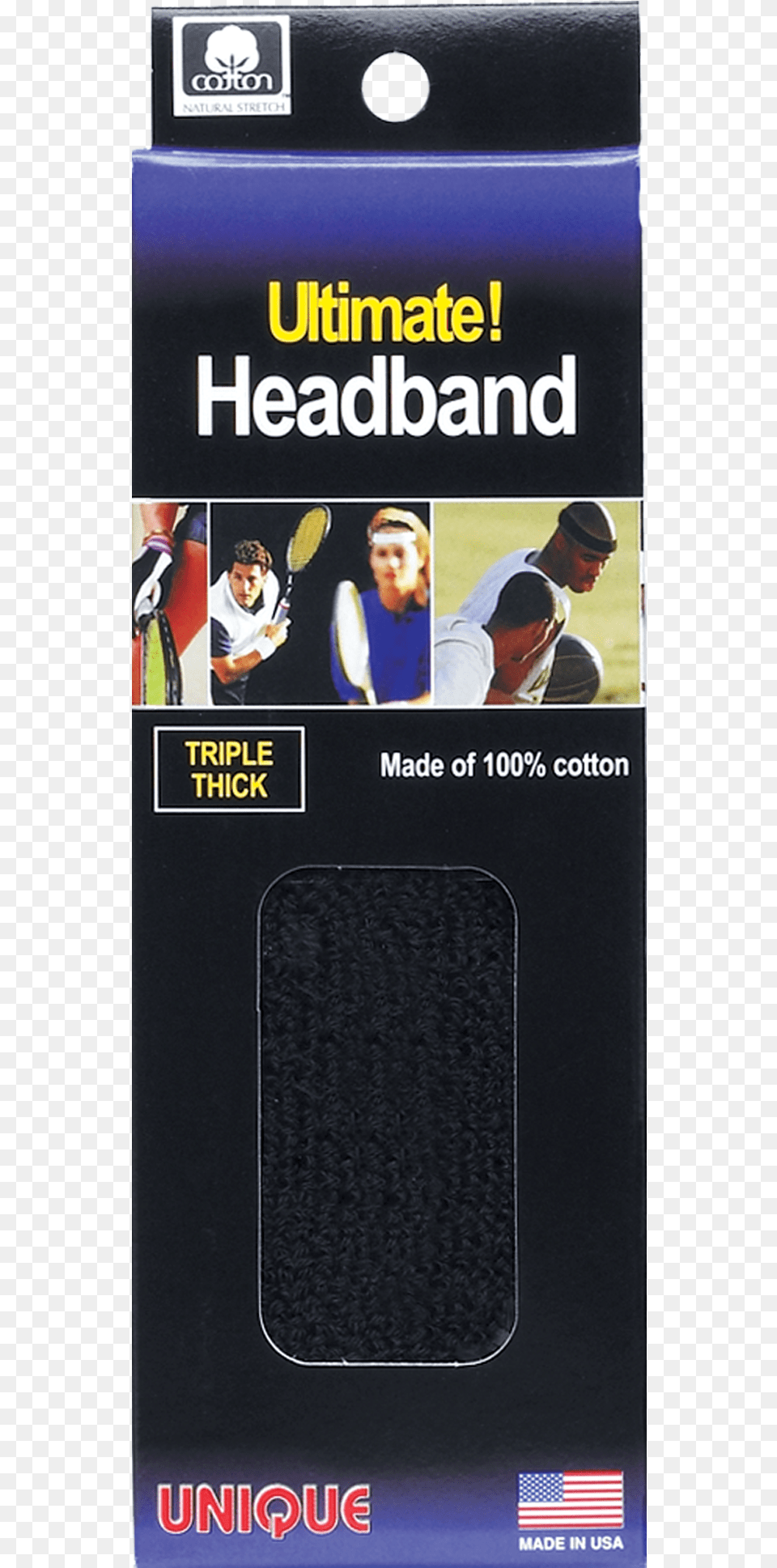 Ultimate Headband Black Unique Ultimate Headband Black, Adult, Female, Male, Man Png Image