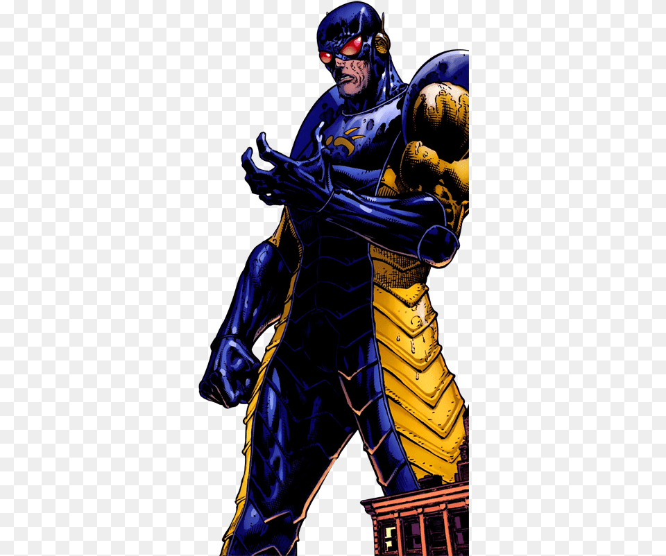 Ultimate Marvel Yellow Jacket, Adult, Male, Man, Person Png Image