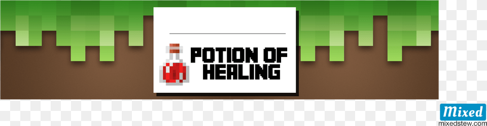 Ultimate Minecraft Party Printable Drink Label Minecraft Potion Of Healing Printable, Qr Code Free Png