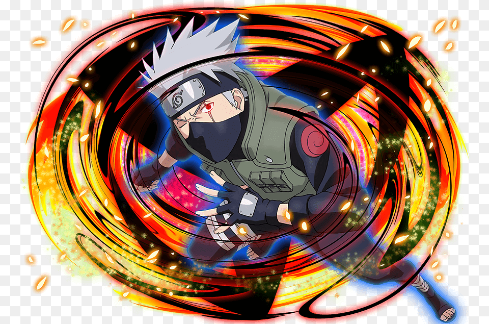 Ultimate Ninja Blazing Kakashi, Adult, Male, Man, Person Free Png