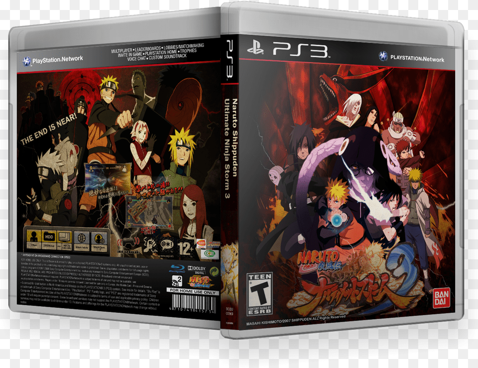 Ultimate Ninja Storm 3 Box Cover Naruto Shippuden Ultimate Ninja Storm Free Png Download