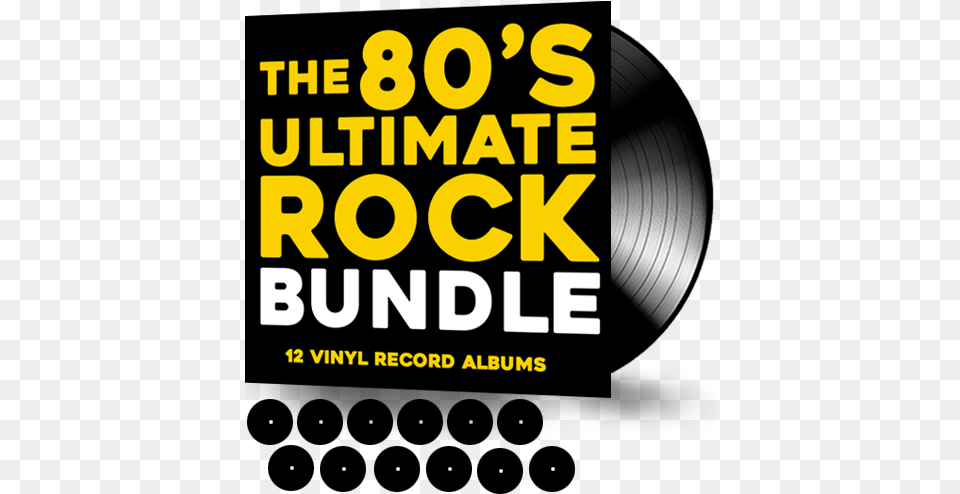 Ultimate Rock Bundle 12 Vinyl Records Free Mini Cooper, Advertisement, Poster Png