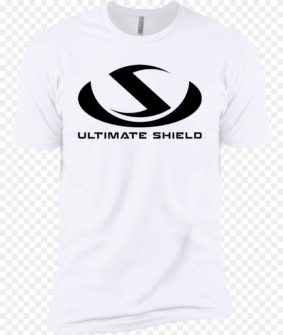 Ultimate Shield Logo Premium Short Crescent, Clothing, T-shirt, Shirt Free Png Download