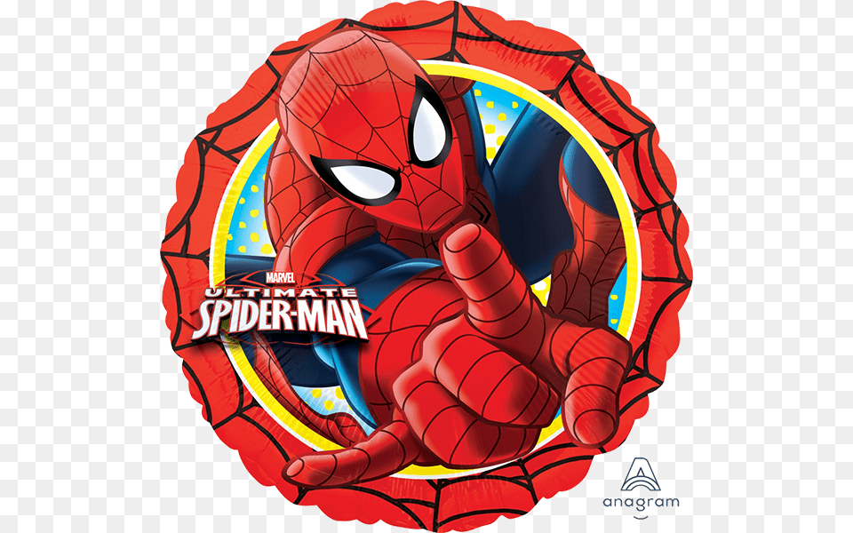 Ultimate Spider Man Action Circle Foil Balloon Ultimate, Baby, Person Free Png Download