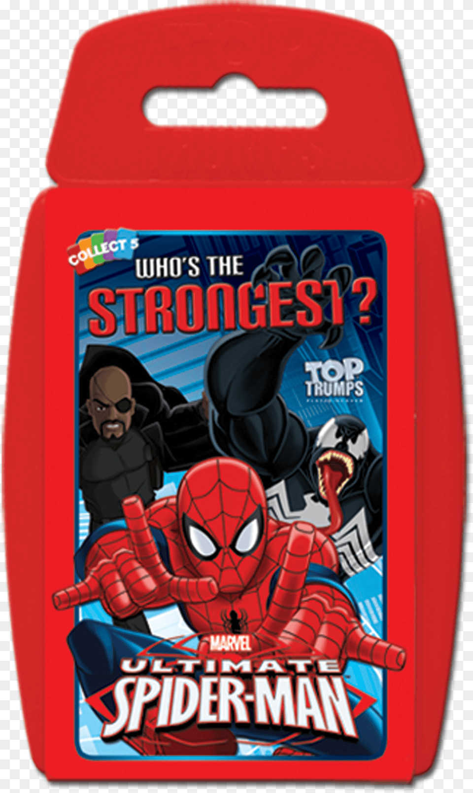Ultimate Spider Man Card Game Spiderman, Baby, Person, Face, Head Free Png Download