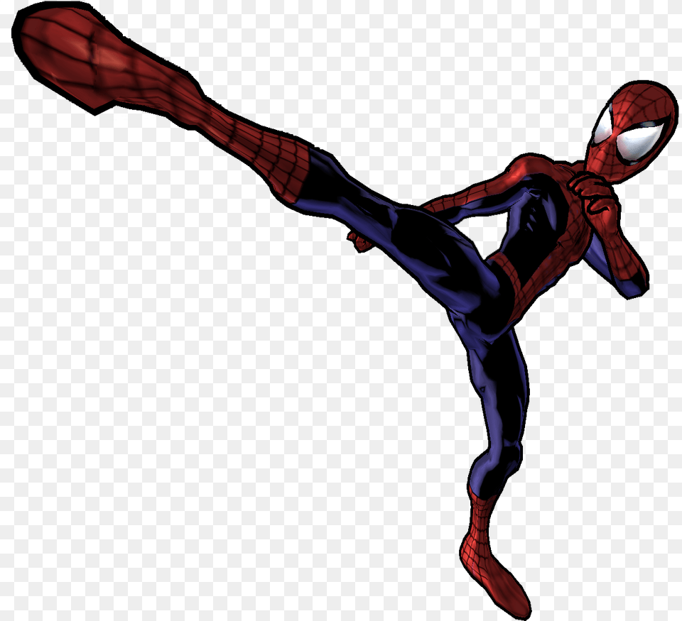 Ultimate Spider Man Concept Art Ultimate Spider Man, Kicking, Person Free Png