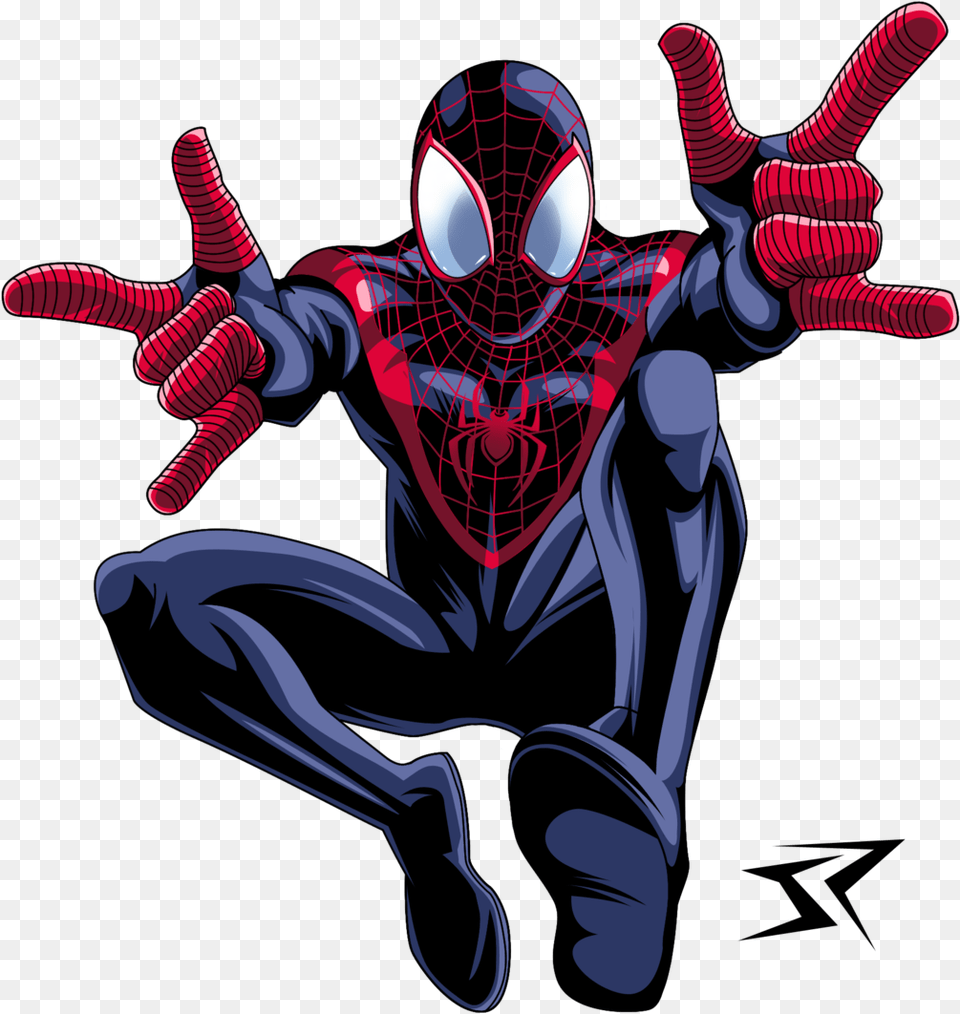 Ultimate Spiderman Miles Morales By Jonathanpiccini Jp Ultimate Spiderman Miles Morales, Person Free Transparent Png