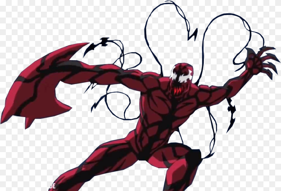 Ultimate Spiderman Y Venom Carnage Marvel Ultimate Spider Man, Person, Dragon Free Png Download
