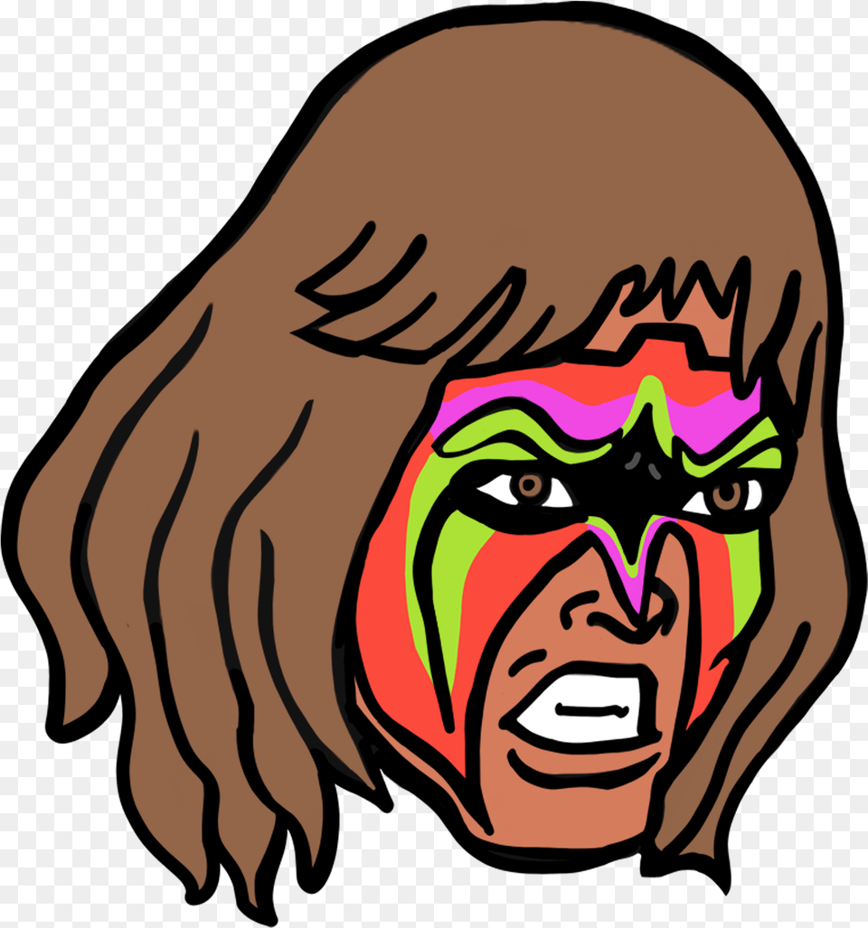 Ultimate Warrior Illustration, Face, Head, Person, Photography Free Png
