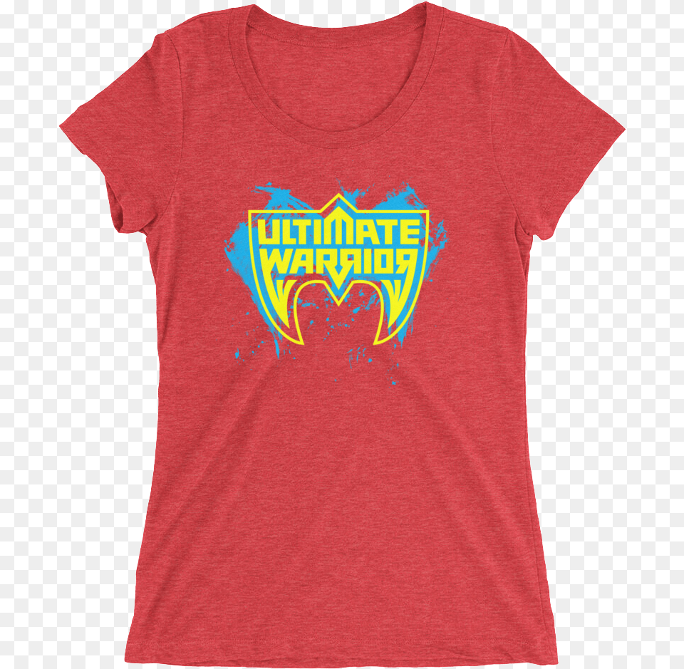 Ultimate Warrior Tri Blend Women S T Shirt, Clothing, T-shirt Png