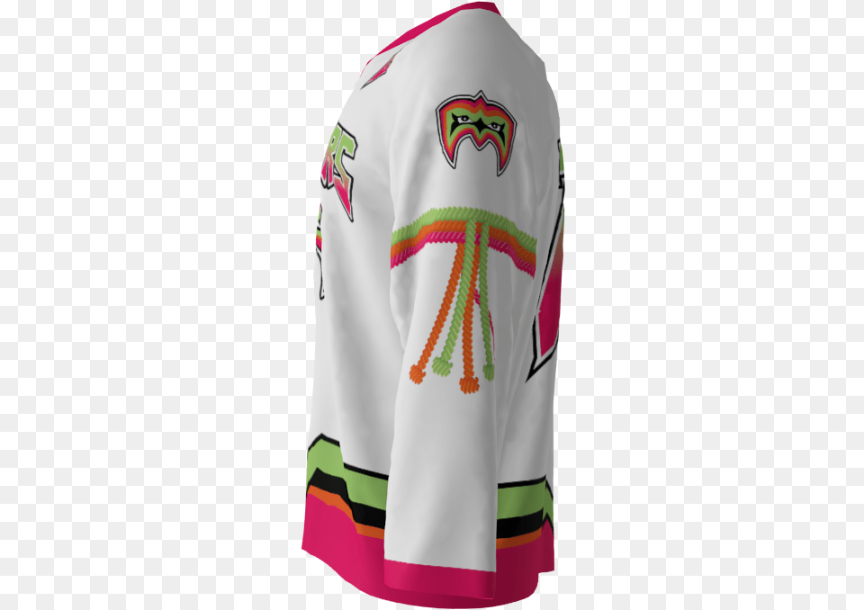 Ultimate Warriors White Jersey Sublimation Kings Active Shirt, Clothing, Person, Pattern Free Png