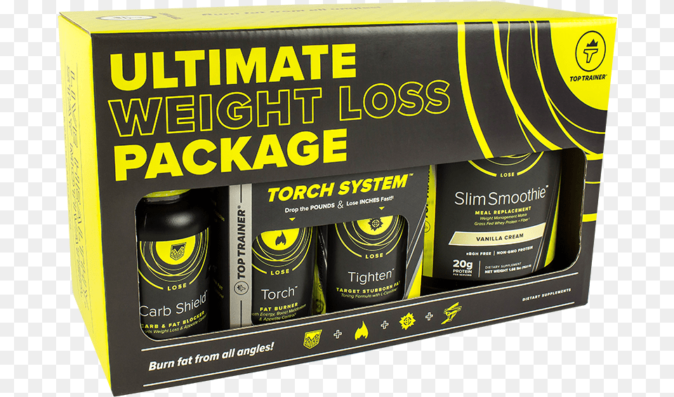 Ultimate Weight Loss Package, Bottle, Can, Tin, Cosmetics Free Png Download