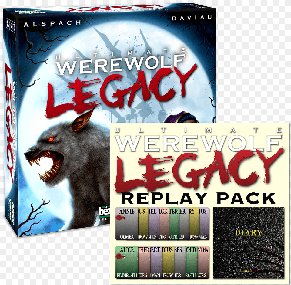 Ultimate Werewolf Legacyclass Lazyload Lazyload Ultimate Werewolf Legacy Game, Book, Publication, Advertisement, Poster Png
