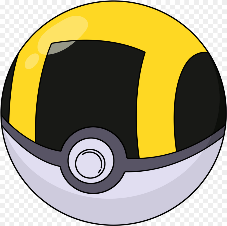 Ultra Ball Pokemon Clipart Full Size Clipart Ultra Ball Transparent, Helmet, Crash Helmet, Sphere, Clothing Png Image