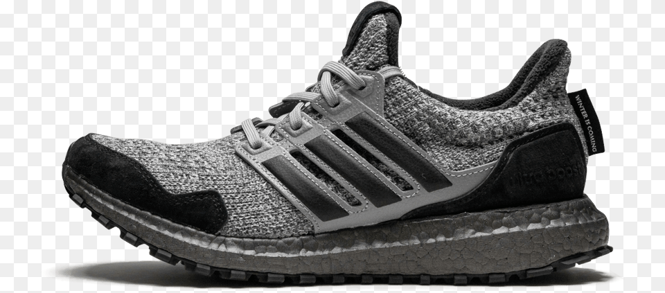 Ultra Boost 40 Game Of Thrones House Stark Adidas Originals Ultra Boost, Clothing, Footwear, Running Shoe, Shoe Png Image