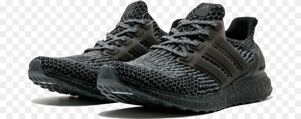 Ultra Boost Triple Black, Clothing, Footwear, Shoe, Sneaker Free Png