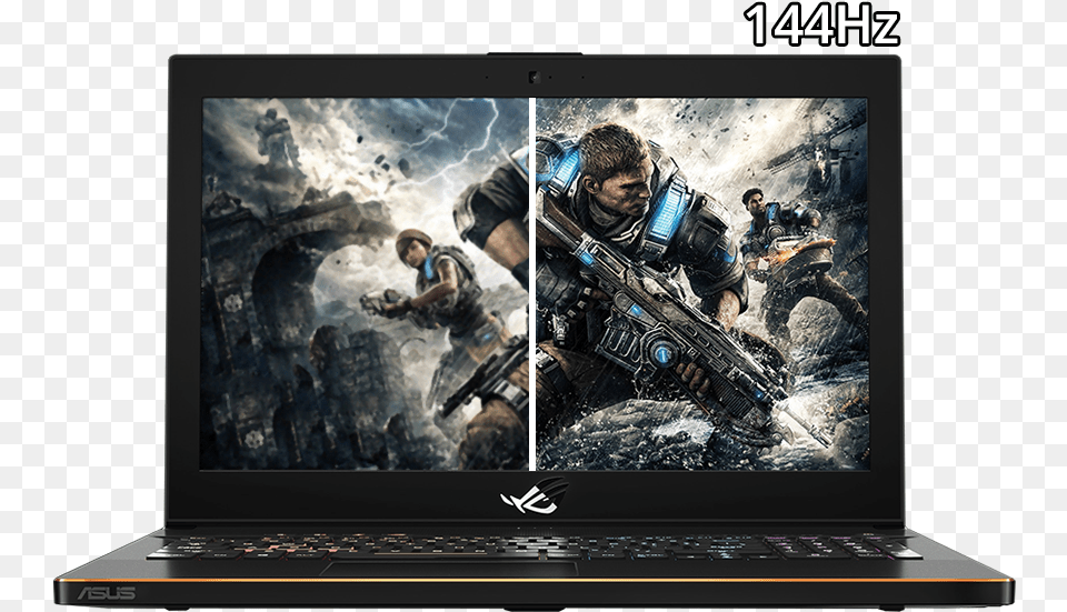 Ultra Fast 144hz Refresh Ratezephyrus M Features An Gears Ofwar, Laptop, Computer, Electronics, Pc Png