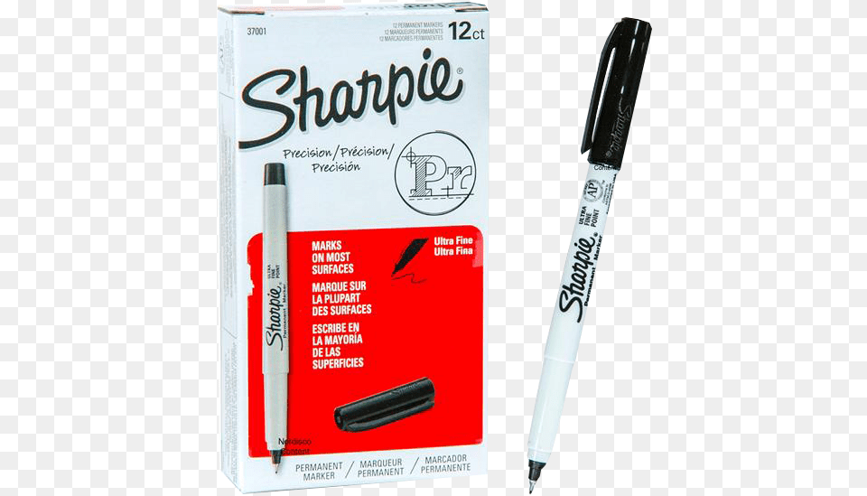 Ultra Fine Black Sharpies, Pen, Marker Png