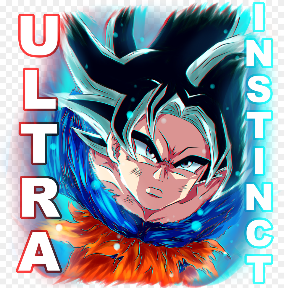 Ultra Instinct By Sanikink Cartoon Png Image