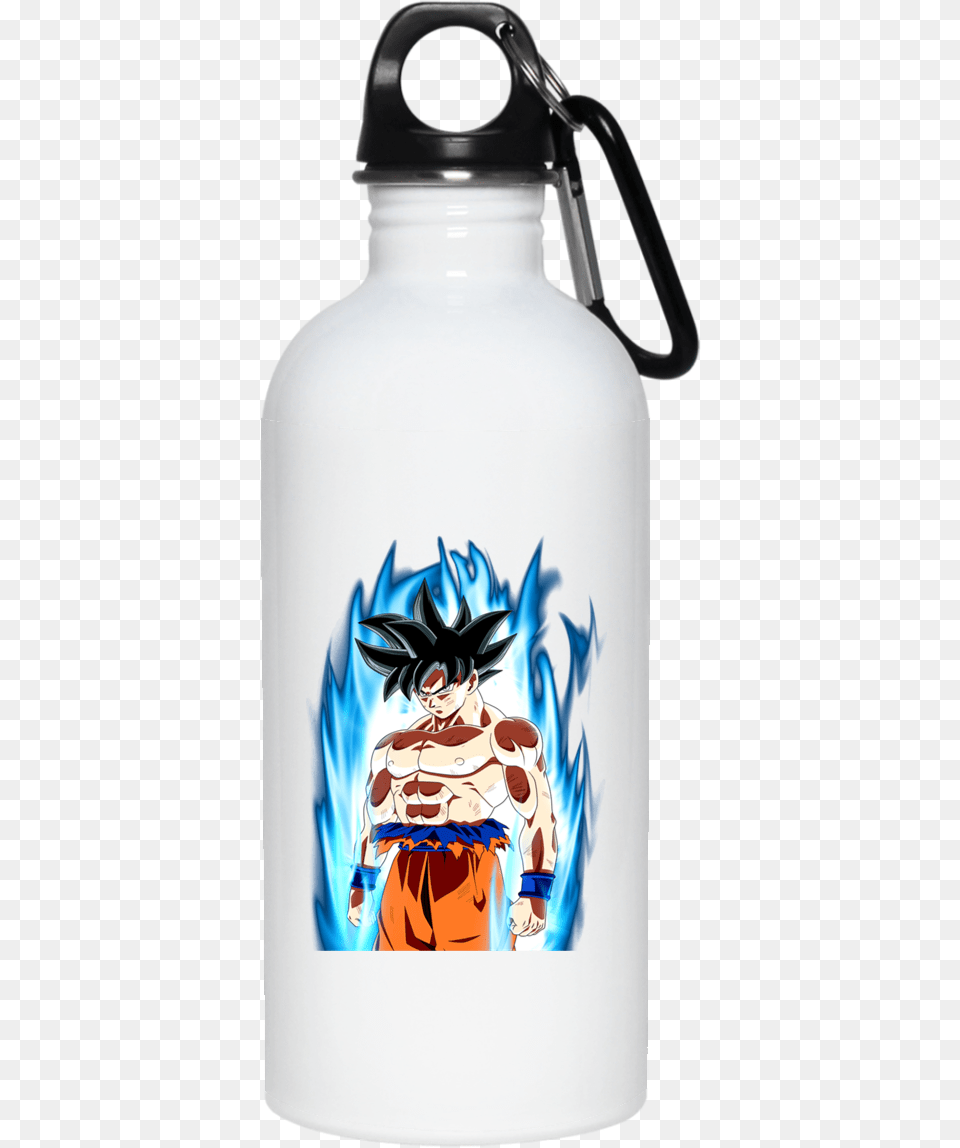 Ultra Instinct Goku 20 Oz Gudetama Stainless Steel Water Bottle, Water Bottle, Person, Shaker Png