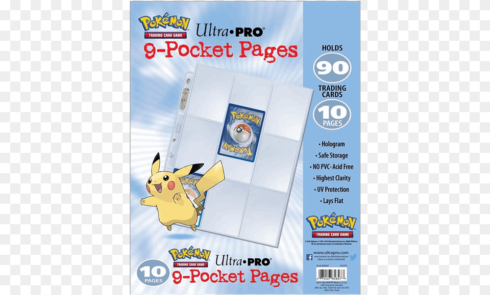 Ultra Pro 9 Pocket Pokemon Pages, Advertisement, Poster Free Png Download