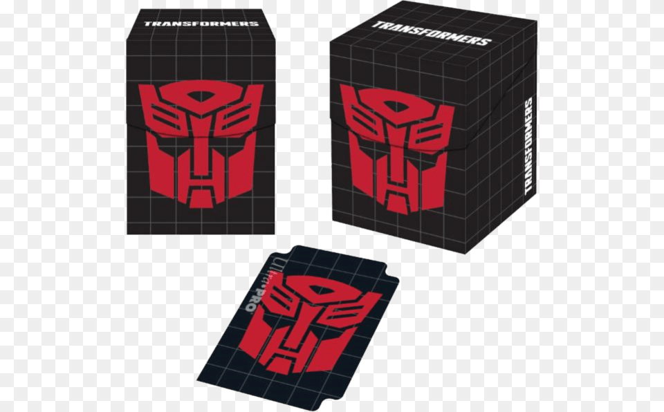 Ultra Pro Deck Box Transformers Autobot Symbol Transformers, Emblem, Architecture, Pillar, Weapon Free Png