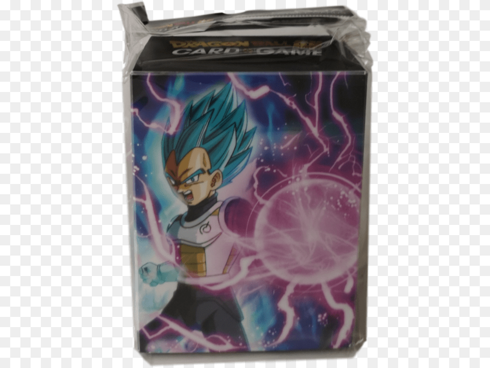 Ultra Pro Dragon Ball Super Deck Box God Charged Vegeta Action Figure, Book, Comics, Publication, Person Free Transparent Png