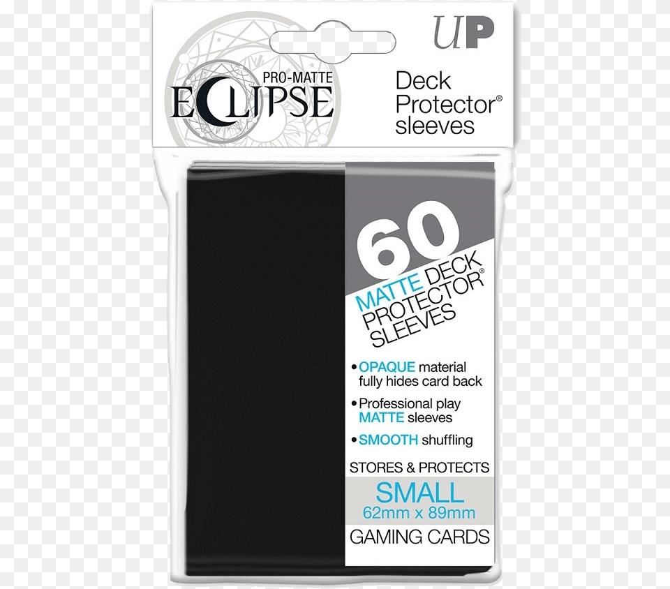 Ultra Pro Yu Gi Oh Sleeves Pro Matte Eclipse Black Ultra Pro Eclipse Mini, Advertisement, Poster, Text Free Png