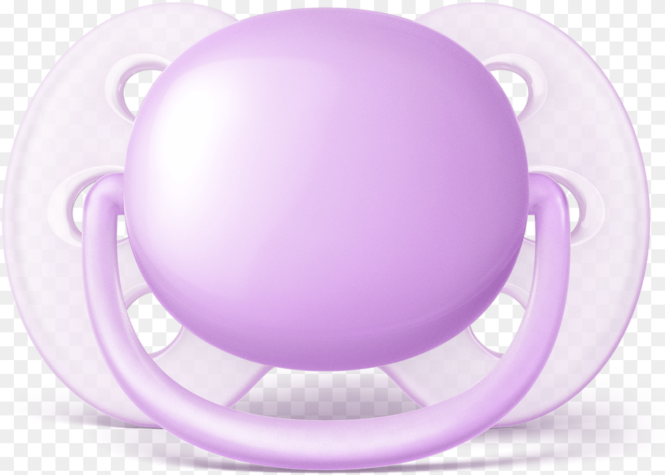 Ultra Soft Pacifier 0 6 Month Dummy Neutral 2 Purple Chupeta Azul E Branca, Rattle, Toy, Balloon, Plate Free Transparent Png