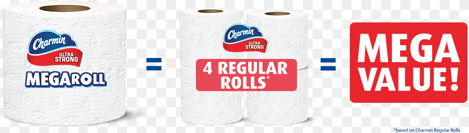 Ultra Strong Mega Roll Toilet Paper Charmin Tissue Paper, Towel, Paper Towel, Toilet Paper Free Png Download