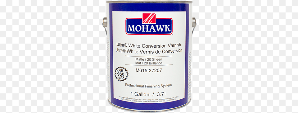 Ultra White Conversion Varnish 550 Voc Mohawk Pre Cat Lacquer 40 Satin Gallon, Paint Container, Can, Tin Free Png