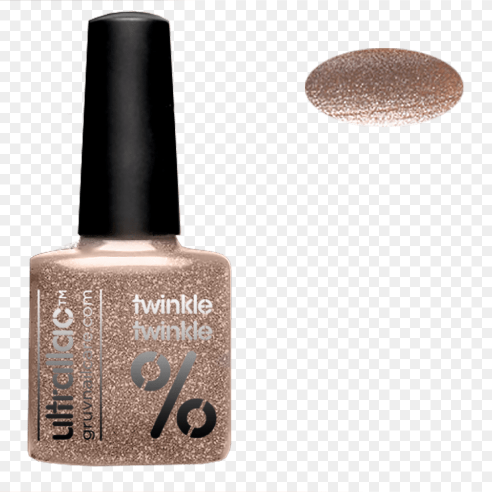 Ultrallac Twinkle Twinkle Nail Polish, Cosmetics, Bottle, Perfume Png Image