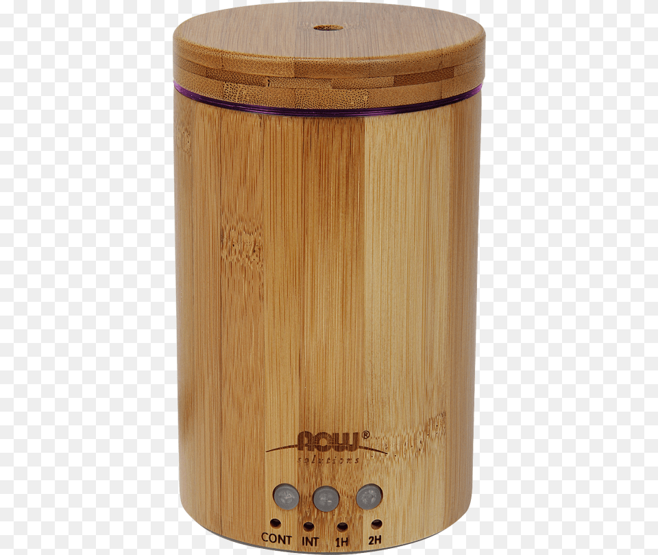 Ultrasonic Real Bamboo Essential Oil Diffuser Bamboo Essential Oil Diffuser, Jar, Device Png