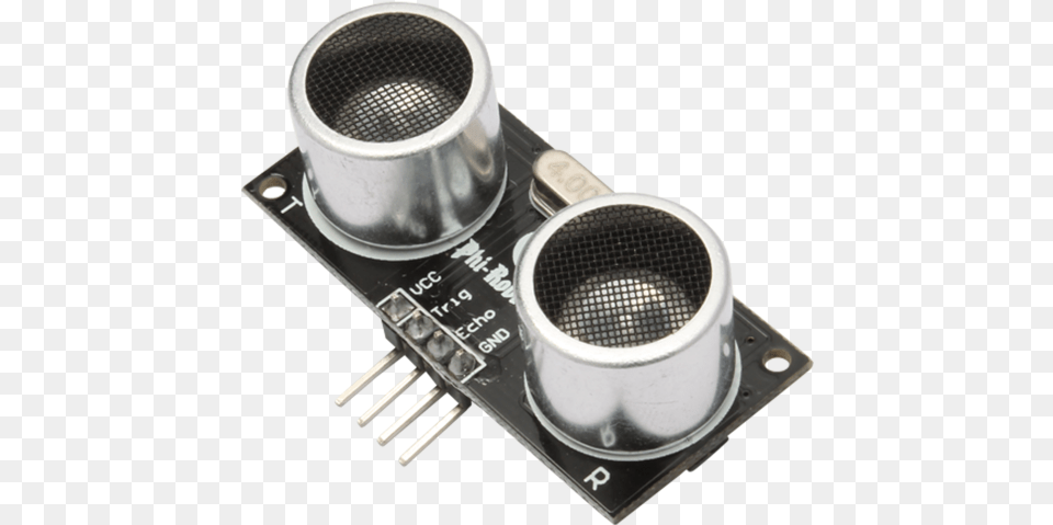 Ultrasonic Sensor Sonar Sensor Transparent, Electronics, Speaker Free Png Download