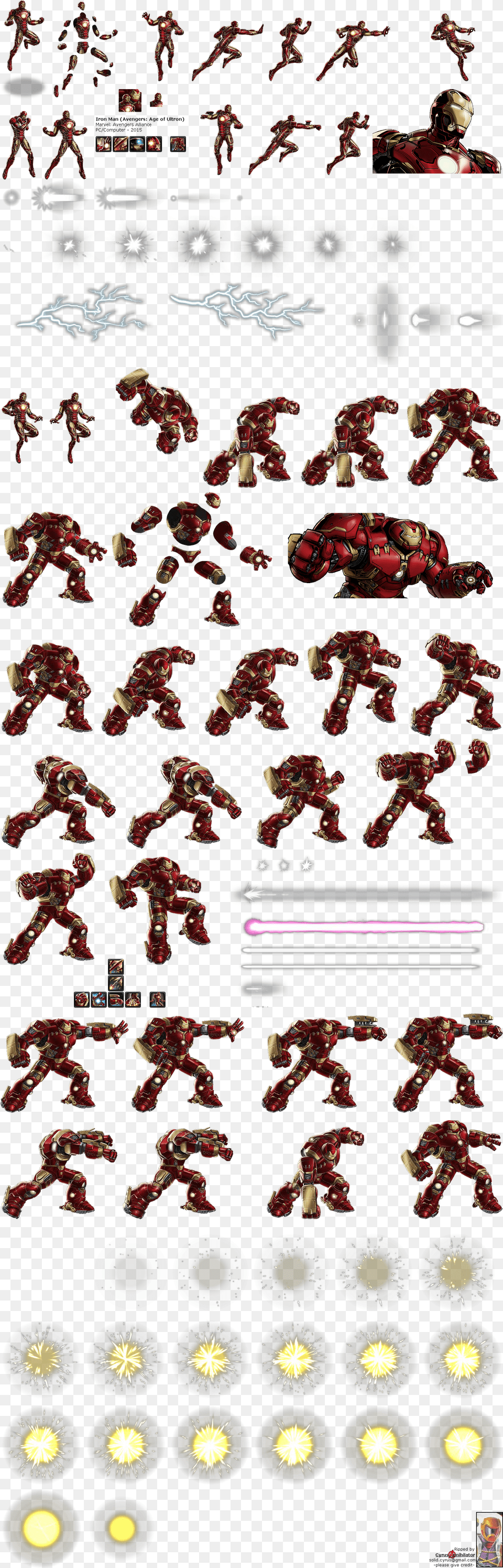 Ultron Clipart Marvel Avengers Alliance Marvel Alliance 2 Iron Man Sprite Sheets Free Png
