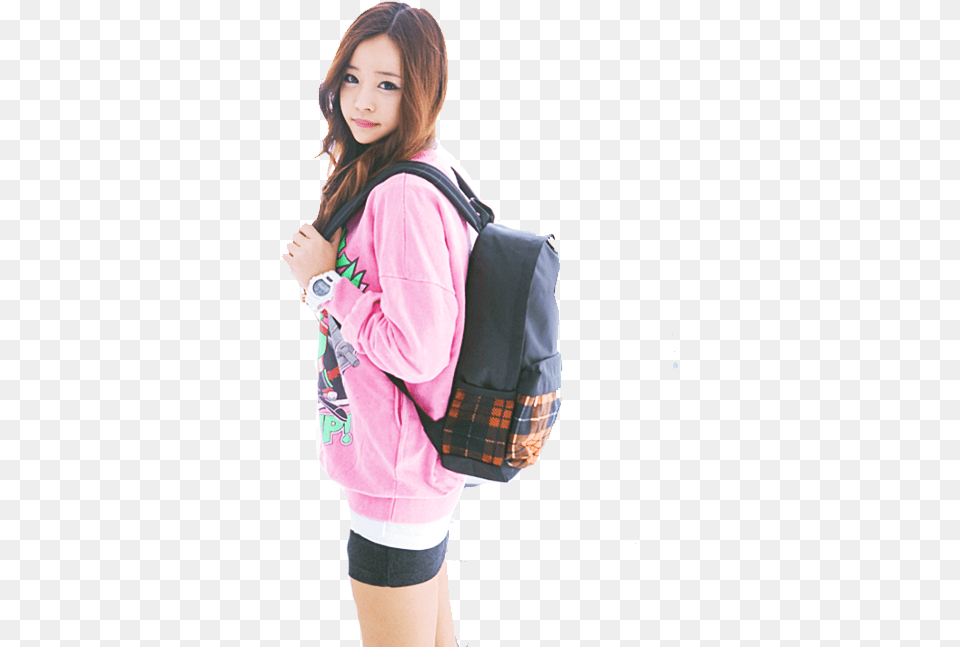 Ulzzang Girl Pink, Accessories, Bag, Handbag, Backpack Png