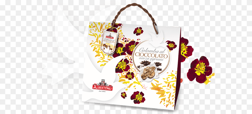 Uma Guloseima Para Quem Gosta De Chocolate Colomba Albertengo Al Cioccolato Con Borsa Primavera, Bag, Tote Bag, Accessories, Handbag Png Image