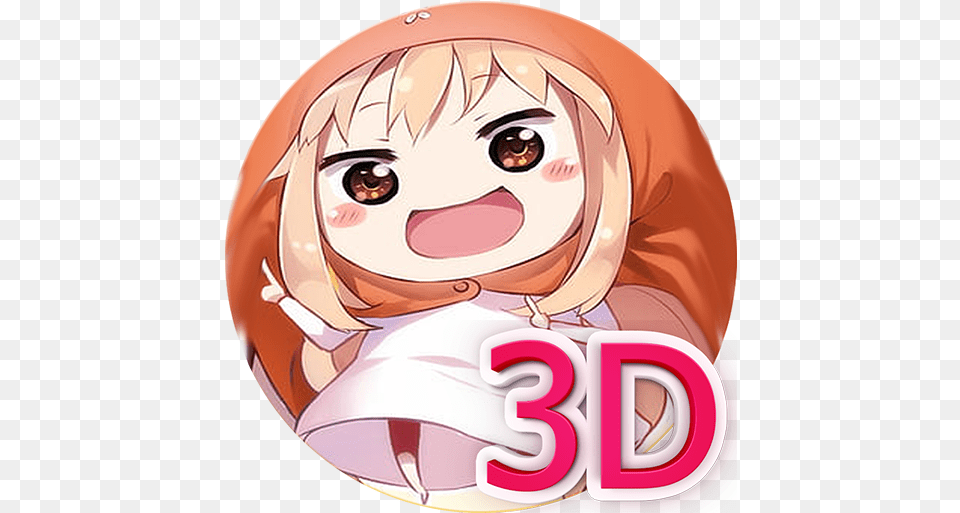 Umaruchan Interactive Live Wallpaper U2013 Appar P Google Play Umaru Chan Human Form, Book, Comics, Publication, Face Png Image