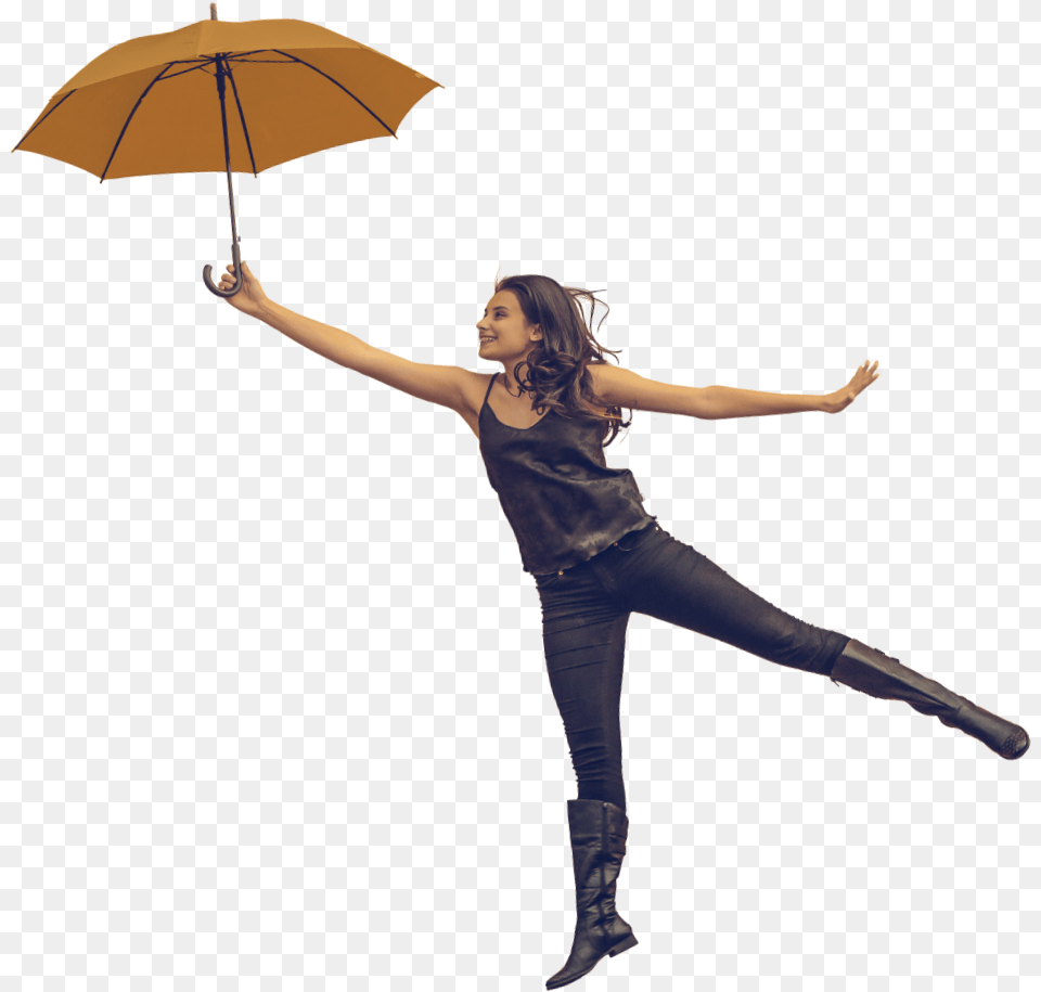 Umbrella, Person, Leisure Activities, Dancing, Adult Free Png Download