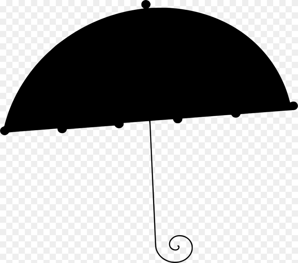 Umbrella, Gray Free Png Download