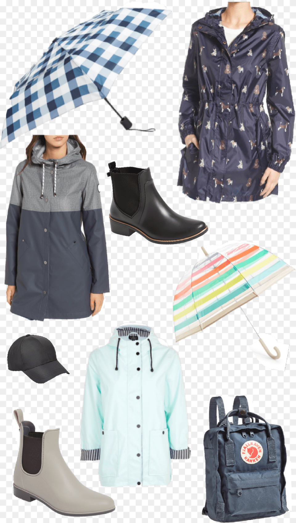 Umbrella, Clothing, Coat, Jacket, Footwear Png Image