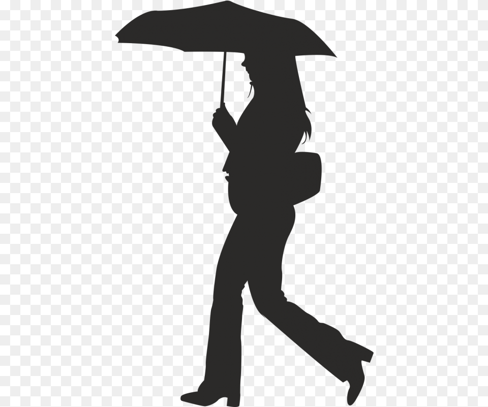 Umbrella, People, Person, Canopy, Silhouette Free Png