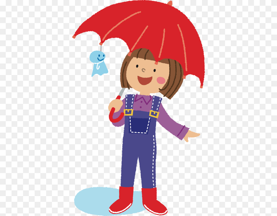 Umbrella Cartoon Rain Comics Line Art Illustration, Baby, Person, Canopy, Face Png Image