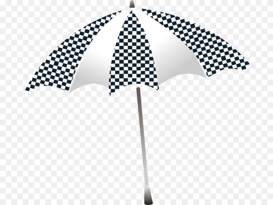 Umbrella Checkered Shelter Protection Shade Background Torn Paper Effect, Canopy Png