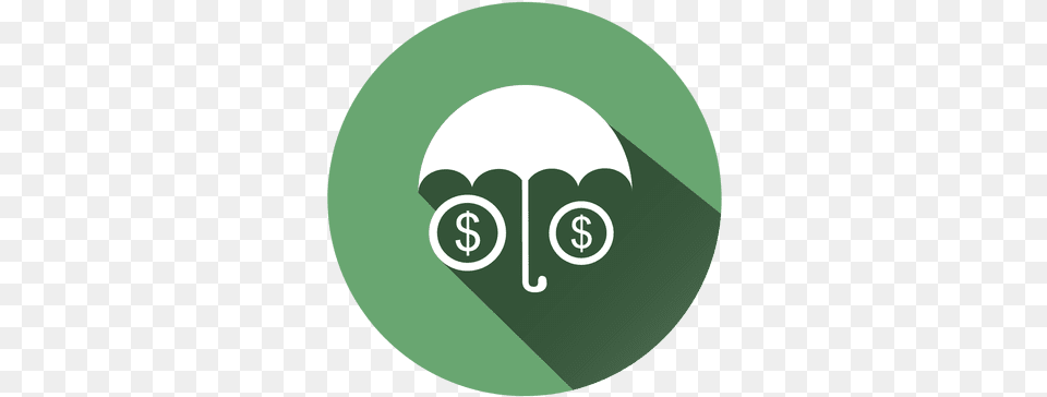 Umbrella Dollars Circle Icon U0026 Svg Vector File Circle, Logo, Disk, Green, Symbol Png Image
